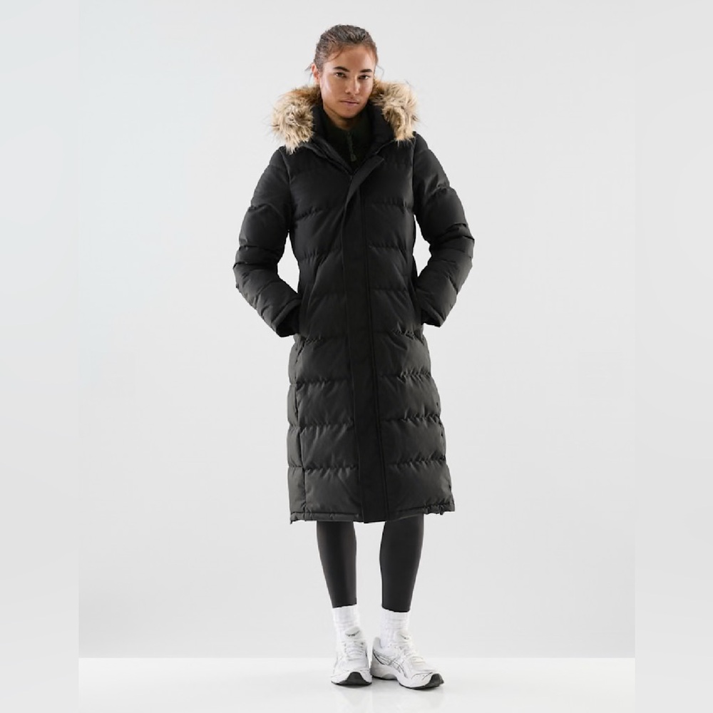 Aritzia TNA Powder Parka - Long Goose Down Jacket